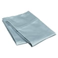 thumbnail image 1 of 400 Thread-Count, 100% Combed Cotton, Pillowcases, King, Solid, Light Blue, 1 of 1