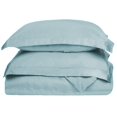 thumbnail image 1 of 400-Thread Count 100% Egyptian Cotton Elegant Solid Duvet Cover Set Light Blue / King/Cal King, 1 of 5
