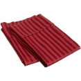 thumbnail image 1 of 400-Thread Count 100% Egyptian Cotton Elegant Stripes Pillowcase Set Burgundy / Standard, 1 of 2