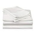 thumbnail image 1 of 400-Thread-Count 100% Egyptian Cotton Sheet Set, 4-Piece Sheets Sets, 15" Deep Pocket of Fitted Sheet - California King, White Solid, 1 of 7