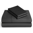 thumbnail image 1 of 400-Thread-Count 100% Egyptian Cotton Sheet Set, 4-Piece Sheets Sets, 15" Deep Pocket of Fitted Sheet - RV King, Dark Grey Solid, 1 of 7