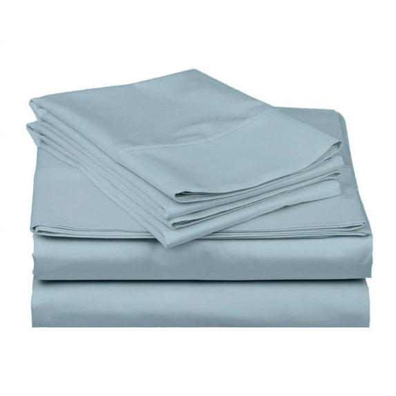 400-Thread-Count 100% Egyptian Cotton Sheet Set, 4-Piece Sheets Sets, 15" Deep Pocket of Fitted Sheet - Twin XL, Lilac Solid