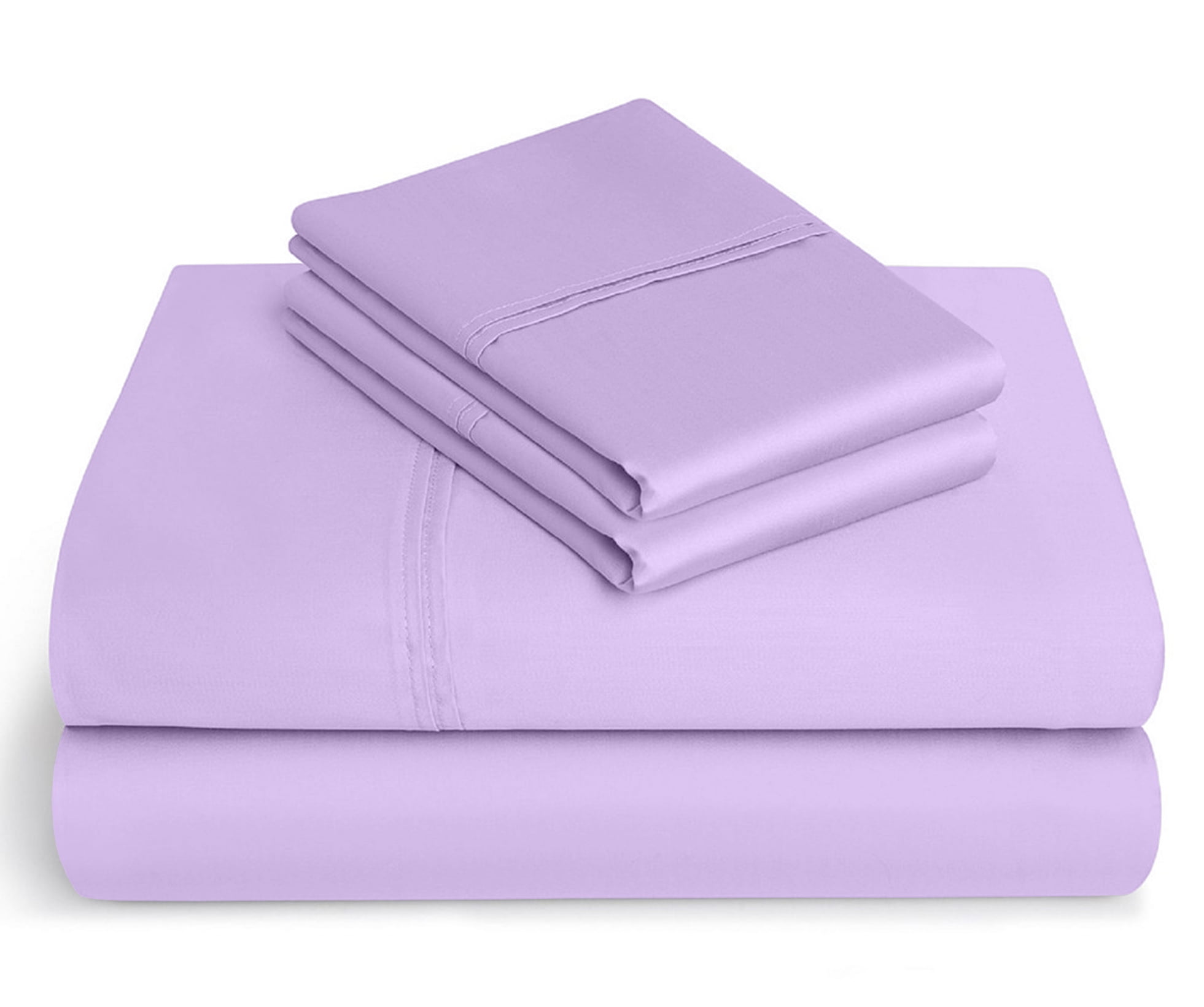 400ThreadCount 100 Egyptian Cotton Sheet Set, 4Piece Sheets Sets, 20" Extra Deep Pocket of