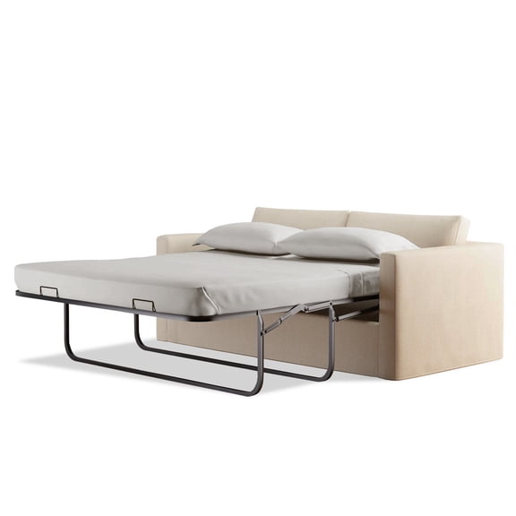 400 Thread Count 100% Egyptian Cotton Sleeper Sofa Bed Sheet Set Solid Full Size (54"x 72"x 7" ) with 4 -PCS Fitted Straps Color Silver Grey