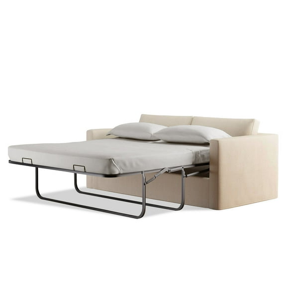 400 Thread Count 100% Egyptian Cotton Sleeper Sofa Bed Sheet Set Solid Full Size (54"x 72"x 7" ) with 4 -PCS Fitted Straps Color Silver Grey