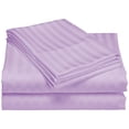 thumbnail image 1 of 400 Thread Count - Boat Sheet Set 4 Piece - 100% Egyptian Cotton - 15" Deep Pocket - Extra Soft and Luxury - Universal - XL - V Berth Size Fits Perfectly - Lavender Stripe., 1 of 4