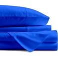 thumbnail image 1 of 400 Thread Count - Boat Sheet Set 4 Piece - 100% Egyptian Cotton - 22" Deep Pocket - Extra Soft and Luxury - Universal V Berth Size Fits Perfectly - Royal Blue Solid., 1 of 5