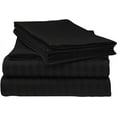 thumbnail image 1 of 400 Thread Count - Boat Sheet Set 4 Piece - 100% Egyptian Cotton - 8" Deep Pocket - Extra Soft and Luxury - Universal - AFT - Berth Size Fits Perfectly - Black Stripe., 1 of 4