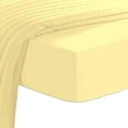 thumbnail image 1 of 400 Thread Count Cotton Fitted Sheet Queen Size Mellow Yellow 1pc, 100% Long Staple Cotton King Size Fitted Sheet, Soft Sateen Deep-Pocket-Queen-Size Sheets fit Upto 15 inch(Cotton Fitted Bed Sheet), 1 of 5