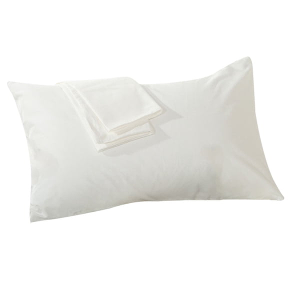 400 Thread Count Cotton Pillowcases, Pure Color Standard Set of 2