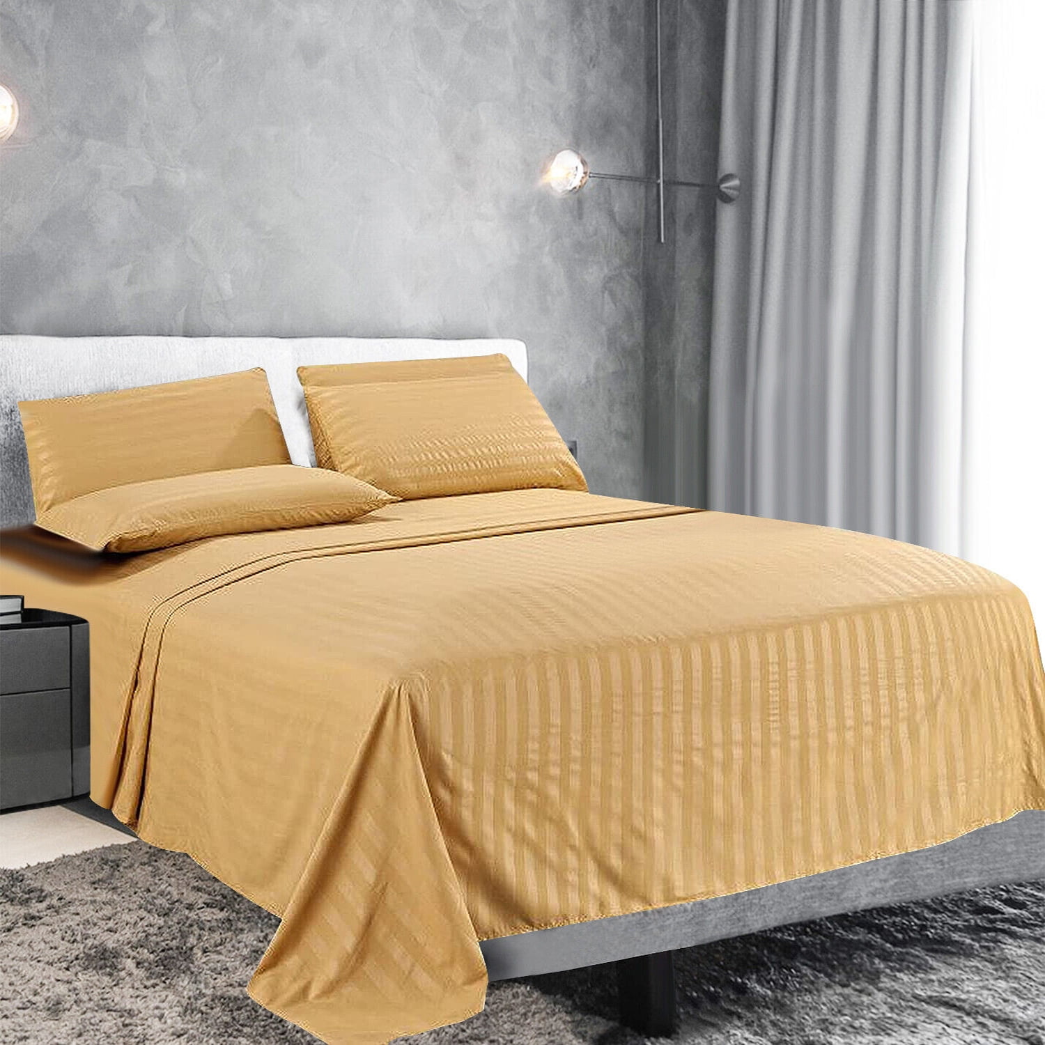 400 Thread Count Cotton, Queen Size Sheet Set, Cotton Sheets, Deep