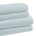 thumbnail image 1 of 400 Thread Count Cotton Sateen 6-Piece Sheet Set Blue / King, 1 of 2