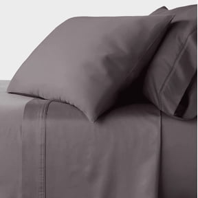 400 Thread Count Performance Flat Sheet - King - Dark Gray (Threshold)