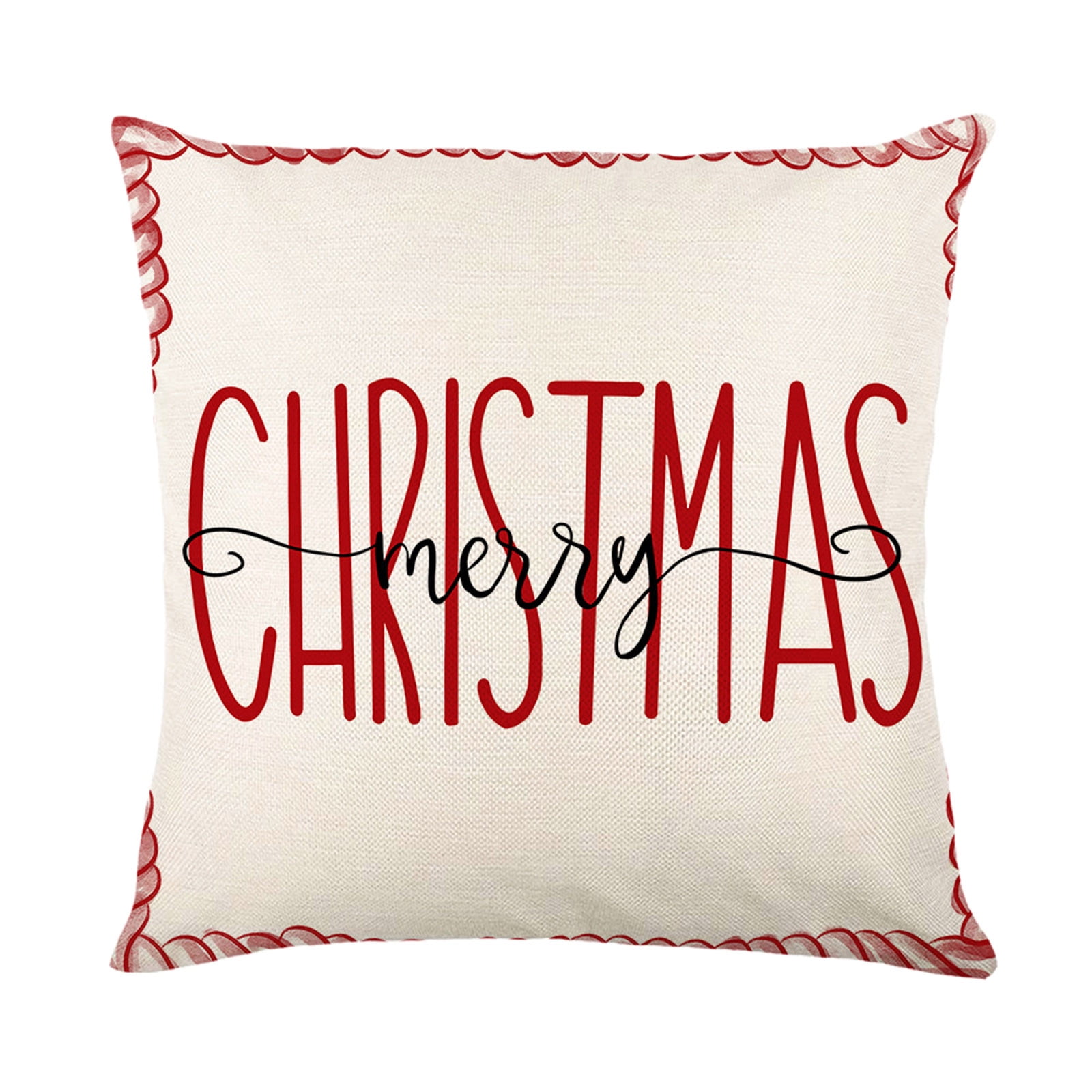 400 Thread Count Pillowcases Christmas Cover 18x18 Inch Christmas