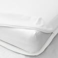 thumbnail image 1 of 400 Thread Count - Zipper Fitted Sheet 1 Piece - 16 Inch Deep Pocket - Extra Soft & 100% Egyptian Cotton Bed Mattress Cover & Protectors with Zip Fastening - White Solid, Twin-XL Size., 1 of 4
