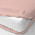 thumbnail image 1 of 400 Thread Count Zipper Fitted Sheets & Mattress Covers, 100% Egyptian Cotton Mattress Encasements - Long Staple Hotel Quality Bed Covers with 14" Inch Deep Pocket - Pink Solid, King, 1 of 4