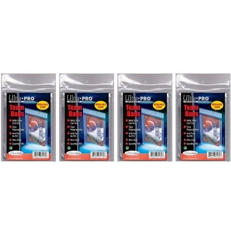 400 Ultra Pro Standard Team Bags 4 Packs of 100 New Team Set Lot Value Pack