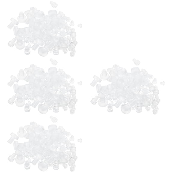 400 pcs  Glass Tabletop Bumpers Clear Rubber Table Glass Bumpers Rubber Grippers