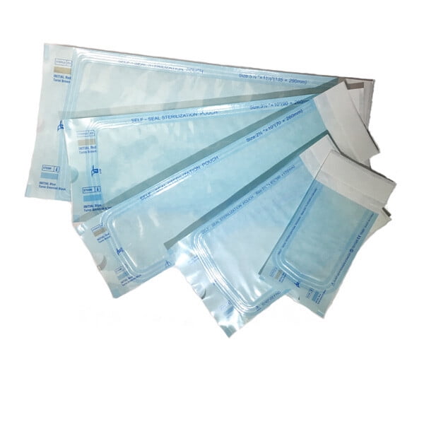 400 pcs Self Seal Sterilization Pouch Pouches Bag Dual Indicator 5.25" x 11"