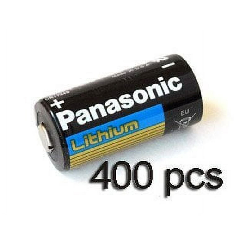 400 pcs of Panasonic Lithium CR123A 3V Batteries 