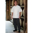 thumbnail image 1 of 4000-4101 Classic Basic Baggy Chef Pant with 3'' Elastic Waist in Chalk Stripe - XSmall, 1 of 1
