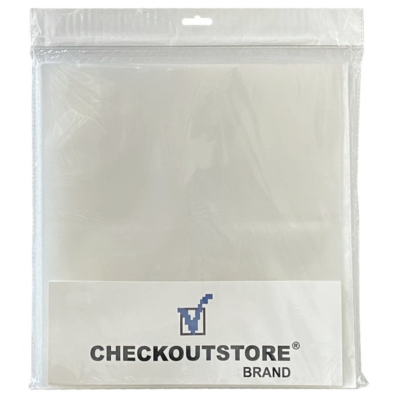 4000 CheckOutStore Clear Plastic CPP for 7" Vinyl 45 RPM Record Album Covers (Outer Sleeves)