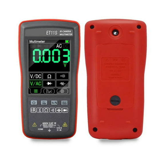 4000 Counts Voltage Resistance Diode Test Meter 2.8In Screen Thermal Imaging Camera Thermal Imager Multimeter