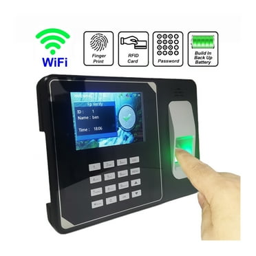 4000 MAh Battery Biometric Fingerprint Time Clock Recorder Attendance Employee Electronic Finger And Card Time Attendance