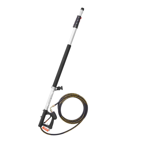 21 ft Telescoping Pressure Washer Wand - 4000 PSI High-Power Spray Wand with 7 Nozzle Tips for Cleaning