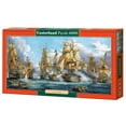 thumbnail image 1 of 4000 Piece Jigsaw Puzzle, Naval Battle, Nautic painting, Old navy ships, Sailing ships at war, Adult Puzzle, Castorland C-400102-2, 1 of 5