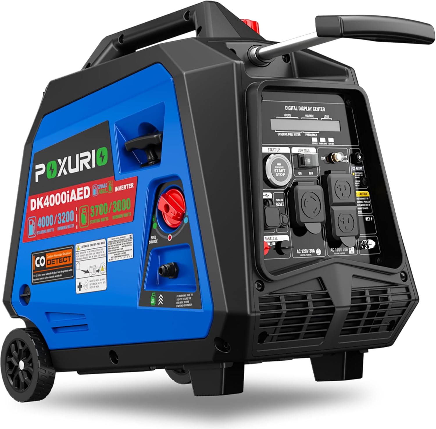 4000 Watt Inverter Generator, Gas Powered Generator Super Quiet, RV