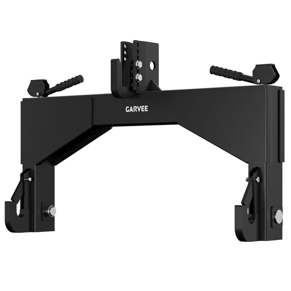 4000 lbs 3-Point Quick Hitch for Category 2 Tractors, 2" Receiver, 5-Level Adjustable Bolt, Heavy Duty Construction, Compatible with Cat 2 Implements, Farm Equipment Attachment