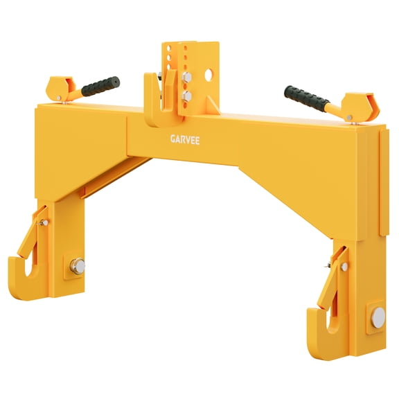 4000 lbs 3 Point Quick Hitch for Category 2, 3 PT Quick Hitch with 2" Receivers & 5 Level Adjustable Bolt, Compatible with Cat 2 Implements