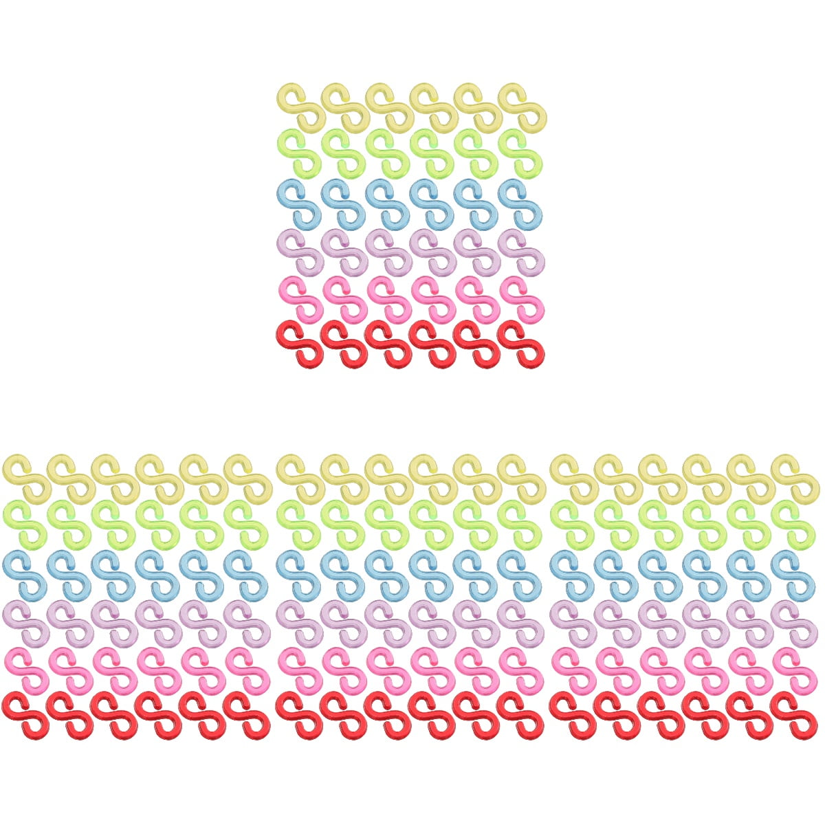 4000 pcs S Clips for Rubber Bands, Rubber Band Connectors for Bracelets ...
