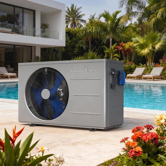 40000 BTU Electric Pool Heater For 12000 Gallon Swimming Pool Heat Pump,Inground and Above Ground,WiFi Control,Schedule,220V