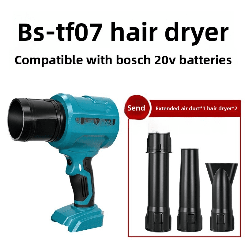 40000PRM For Bos*ch 18V Li-ion Battery Adjustable, Free Nozzle, Portable Fan Jet Turbo Blower Lightweight Design for Leaves,Dust Snow,Lawn Care,Patio Cleaning