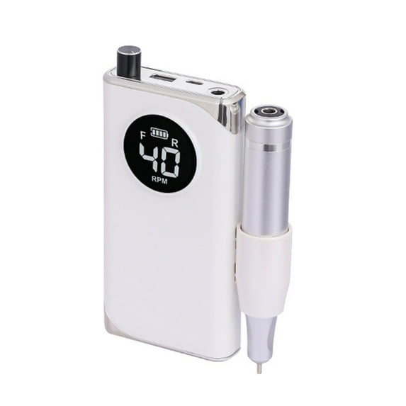 40000RPM Electric Nail Drill Machine with Pause Mode Electric Nail File Nail Drill File for Acrylic Gel Nail Polishing