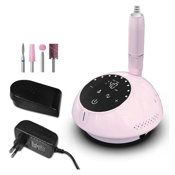 40000RPM Electric Nail Drill Manicure Machine For Nails, Pedicure With Touch Screen, Nail Art Equipment, Nail Milling Cutter Set ,Easy to Operate