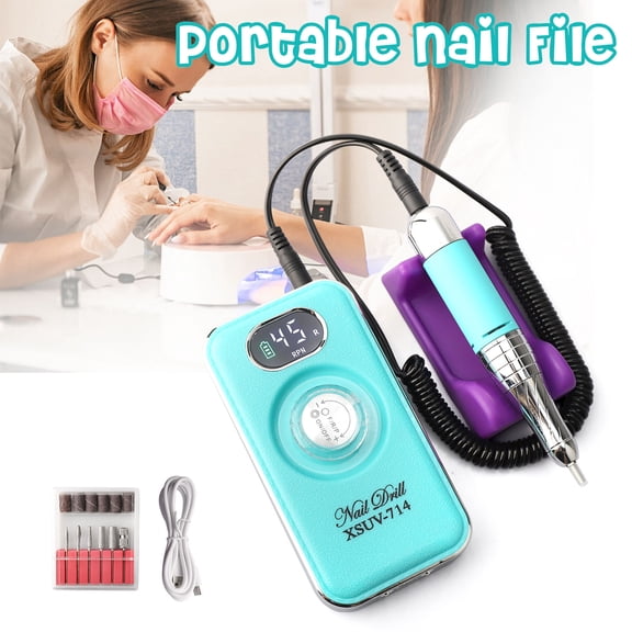40000RPM Electric Nail Drill Professional Polishing Machine Low Noise Nails Sander File Set For Manicure Salon Home Tools, Chrismas gift