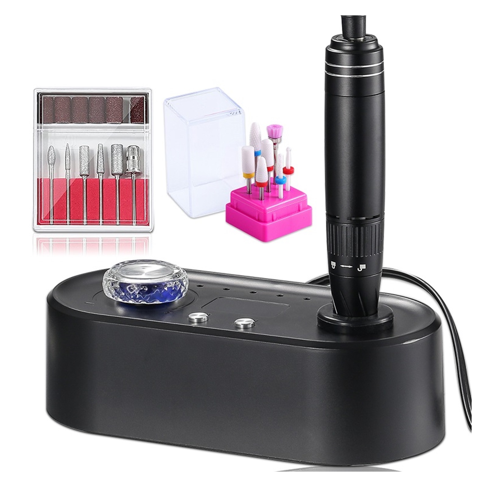 40000RPM Nail Drill Machine, Electric Nail File With LCD Speed Display, Manicure & Pedicure Efile Drill For Acrylic Nails ,Low Noise