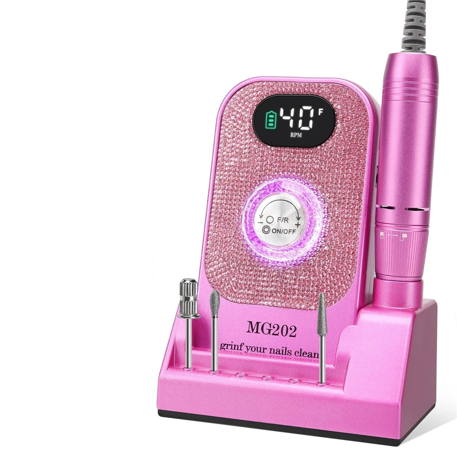 40000RPM Nail Drill Machine Professional Drill for Nail Electric Cordless Nail Sander with Diamond Professional Nail Art Tools