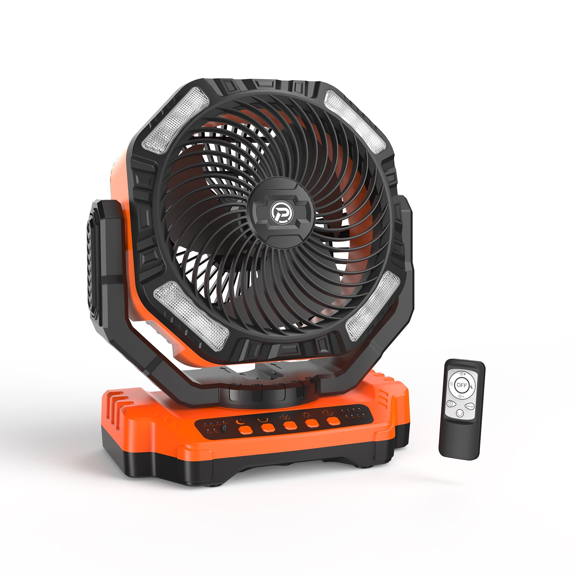 40000mAh Rechargeable Battery Operated Fan, 13 Oscillating Camping Fan