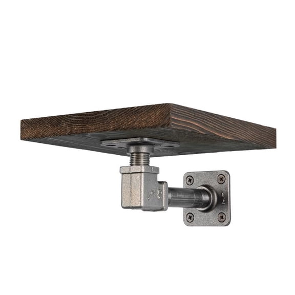 4000352 WOOD SHELF KIT 8"" STZ Industries 8 in. L Black Boulder Shelf Kit 1 (Pack of 1)