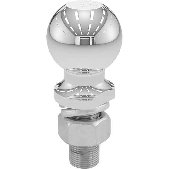 40007 Chrome Trailer Hitch Ball, 10,000 lbs, 2-5/16-Inch Diameter, 1 x 2-1/4-Inch Shank