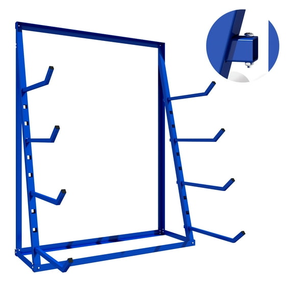 4000LBS Load Capacity Pipe Organizer Support Rack4 Tier Bar Storage Cantilever RackHeavy Duty Adjustable Storage Cantilever Rack for Metalworking Shops