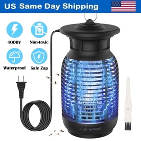 4000V Bug Zapper indoor Outdoor Electric, Mosquito Zapper, Fly Traps, Fly Zapper, Mosquito Killer for Home Patio Backyard - Round