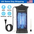thumbnail image 1 of Gamexcel 4000V Bug Zapper, Corded Indoor/Outdoor Electric Insect Killer with Hanging Design, Square, Black, 1 of 9