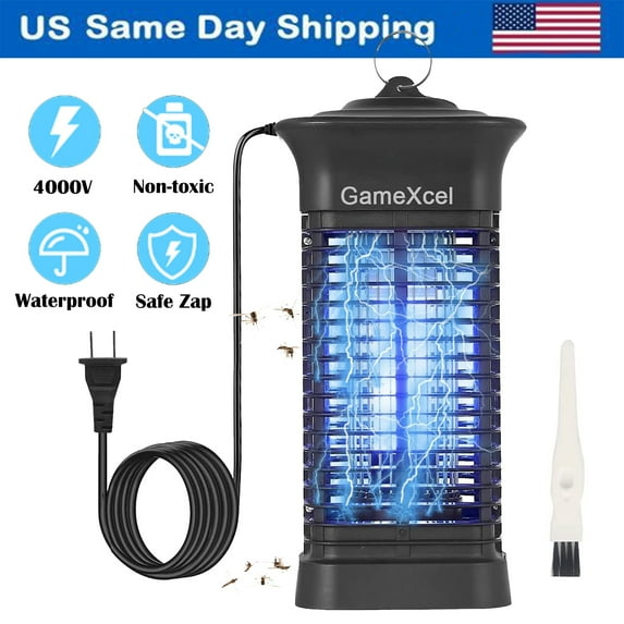 4000V Electric Bug Zapper, Mosquito Zapper, Fly Traps, Fly Zapper for Indoor Outdoor Backyard and Patio Safe