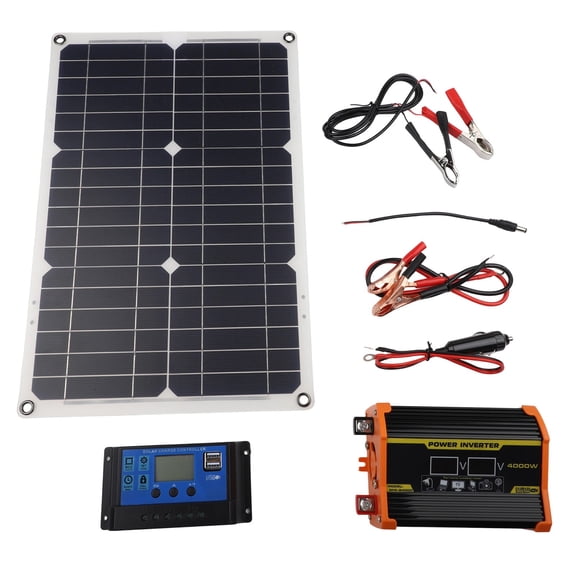 4000W 220V Solar Panel Kit Complete Solar Power Generator Home Grid System