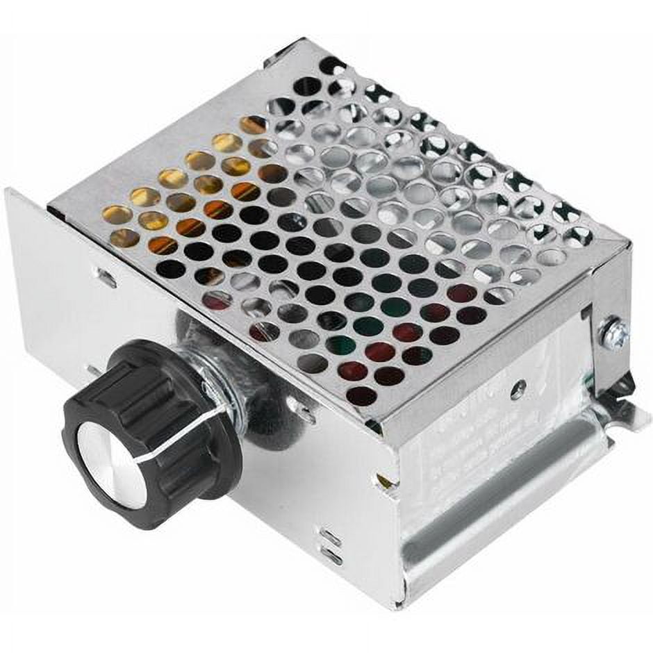 4000W AC Voltage Regulator & Speed Controller for Electric Motors, Adjustable 10V-220V for Brush Motors 220V Motor Dimmer